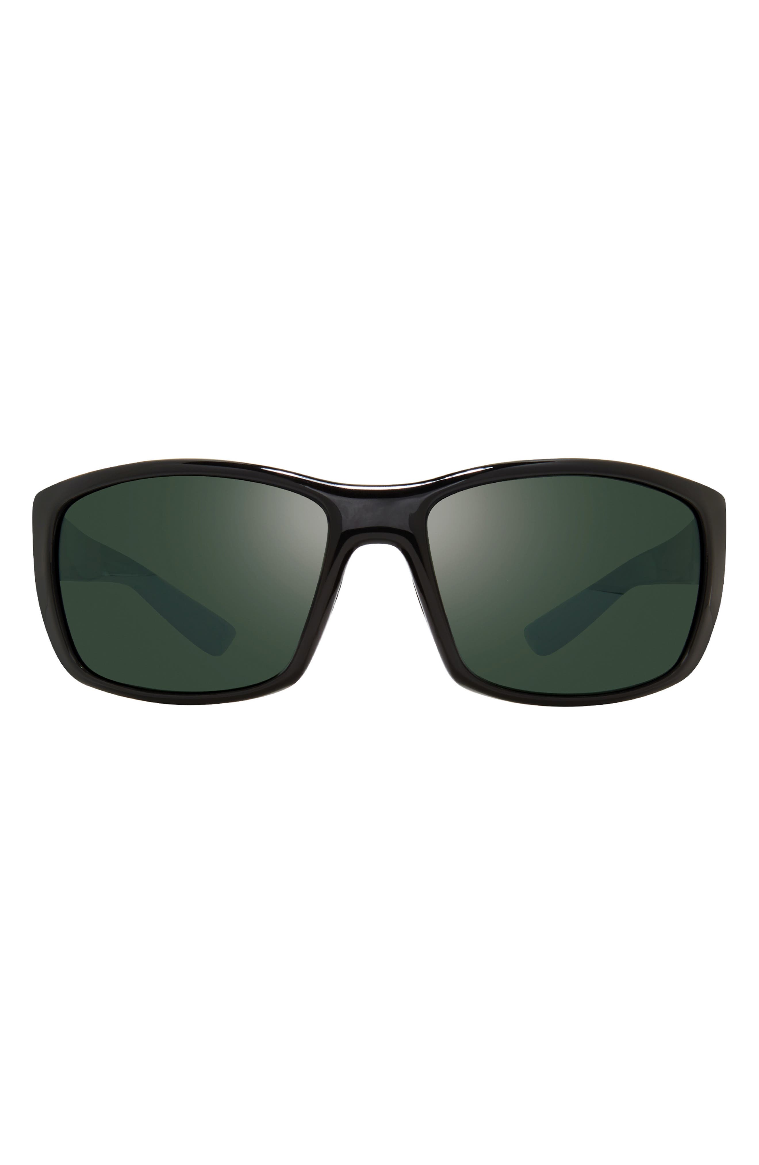 Revo Dexter 61mm Polarized Rectangular Sunglasses