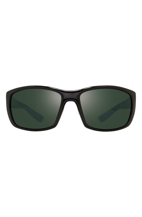 Dexter 61mm Polarized Rectangular Sunglasses