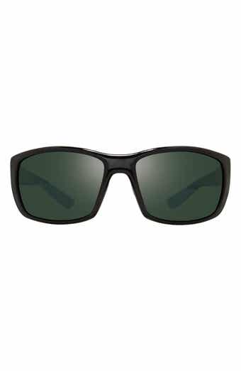 Revo Dexter 61mm Polarized Rectangular Sunglasses