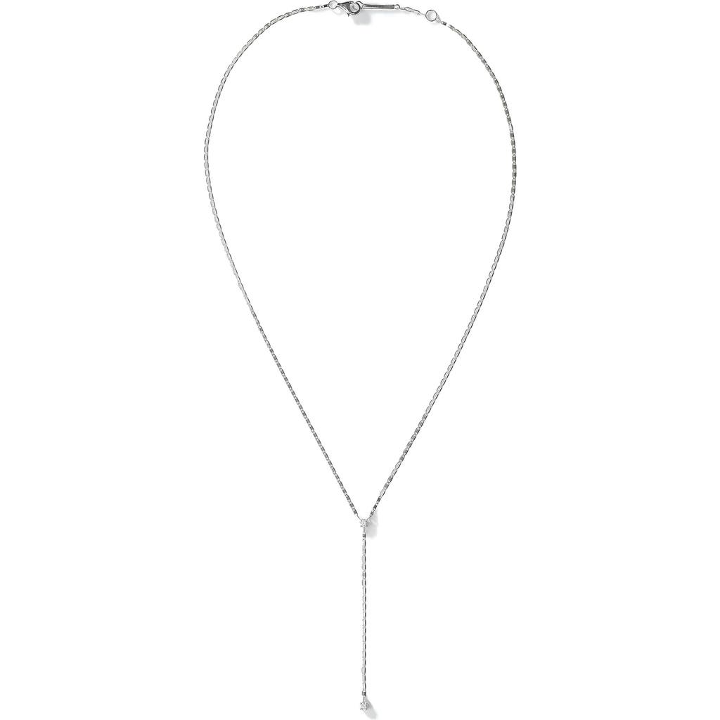 LANA LANA DOUBLE DIAMOND NUDE LINK Y-NECKLACE