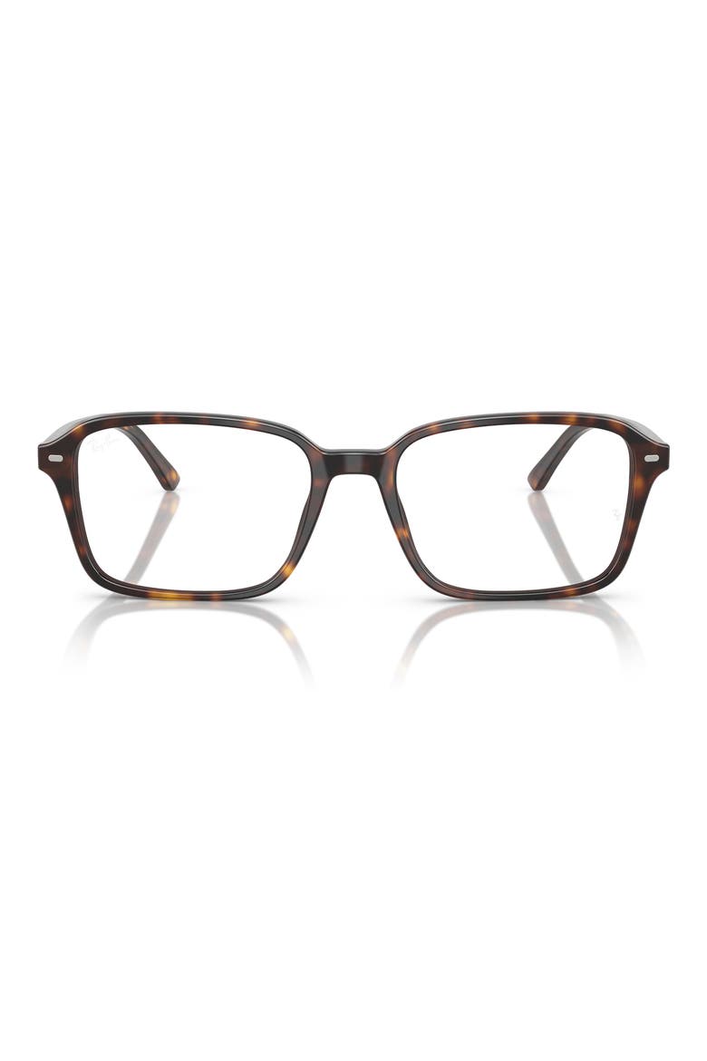 56mm Square Optical Glasses, Main, color, HAVANA