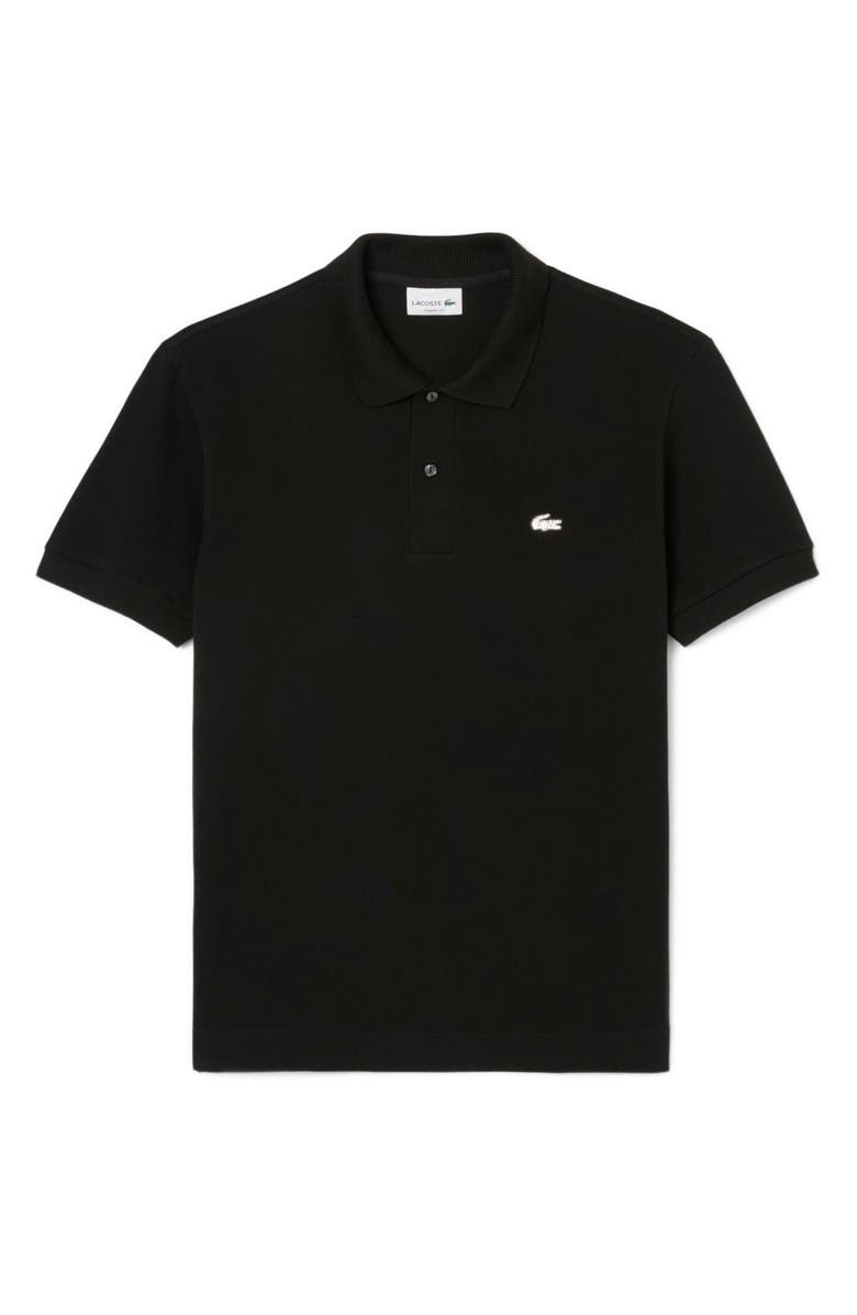 Lacoste Classic Fit Cotton Polo, Alternate, color, Black