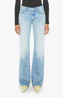 MOTHER The Bookie Heel Bootcut Jeans