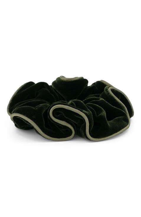 Romi Bronze Velvet Scrunchie