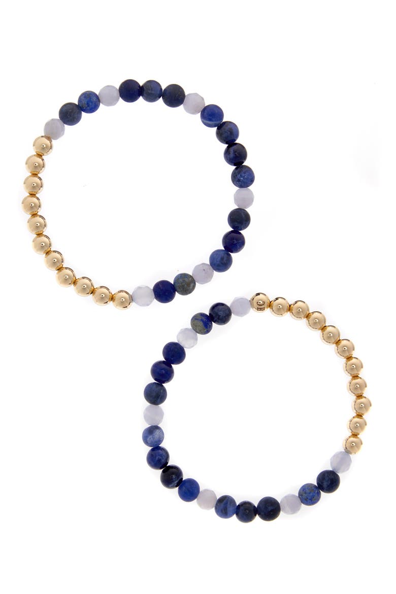 N12 Express & Communicate Set of 2 Healer's Bracelets, Main, color, YELLOW GOLD