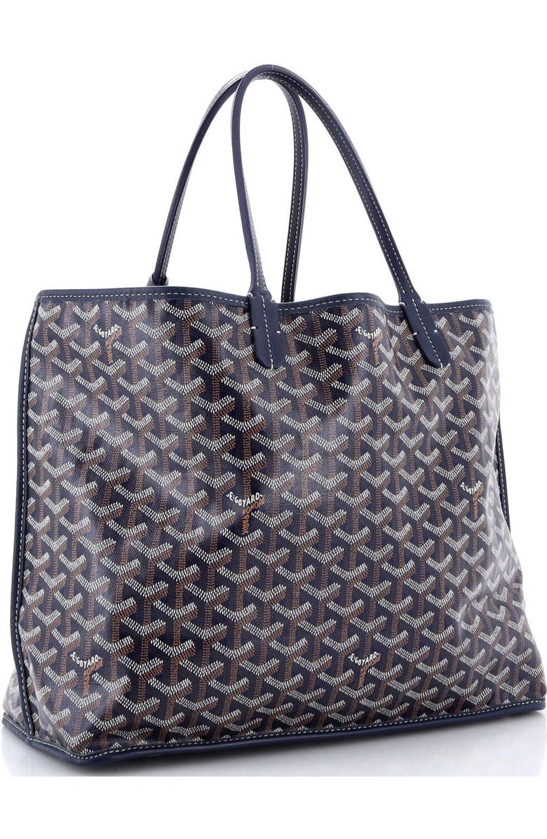 Pre-Owned Goyard Anjou Reversible Tote Coated Canvas PM, Alternate, color, Blue