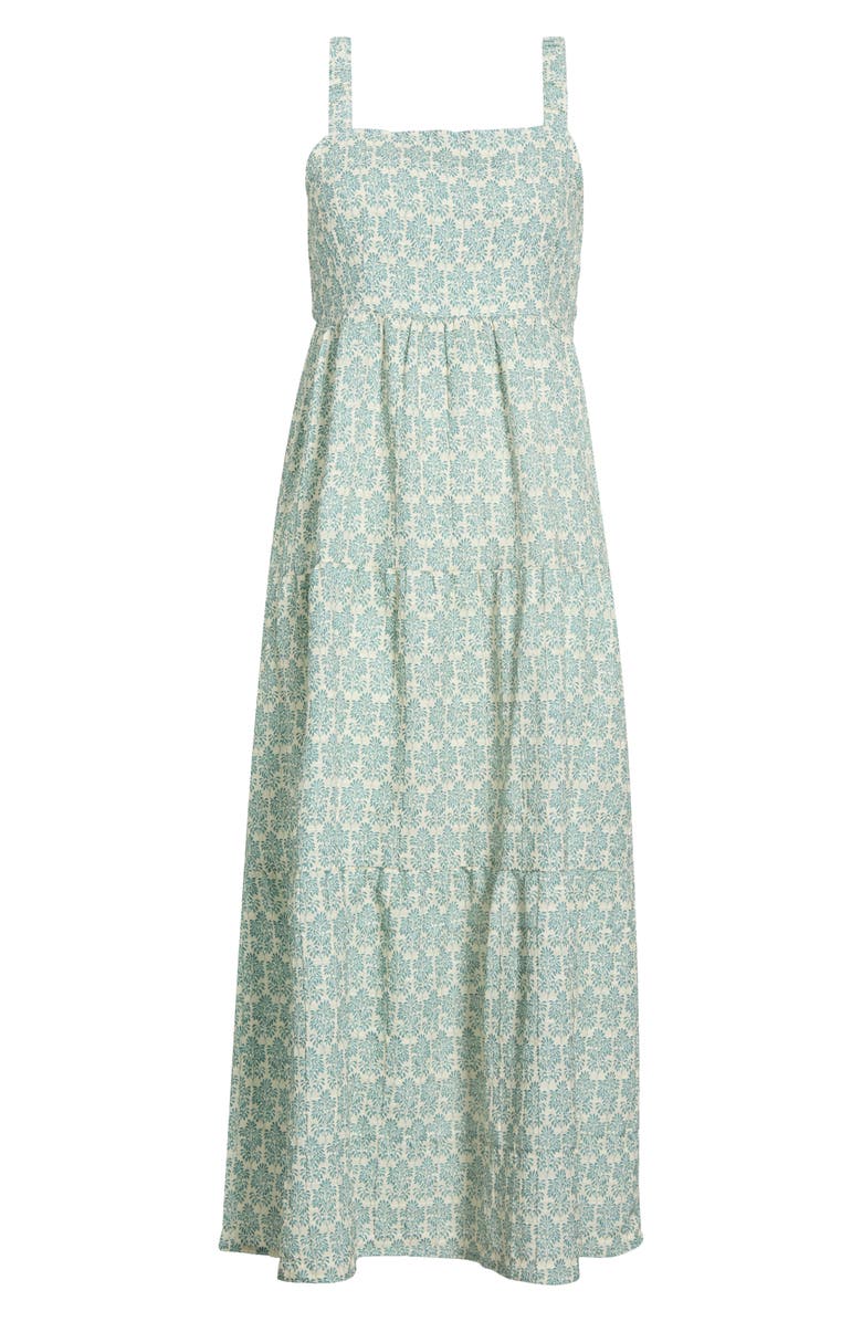 Marine Layer Alana Midi Sundress, Alternate, color, Oliva Print