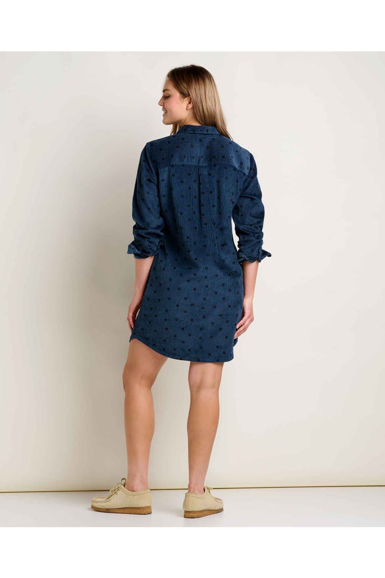 Cascadia Popover Long Sleeve Dress, Alternate, color, Midnight Geo Print