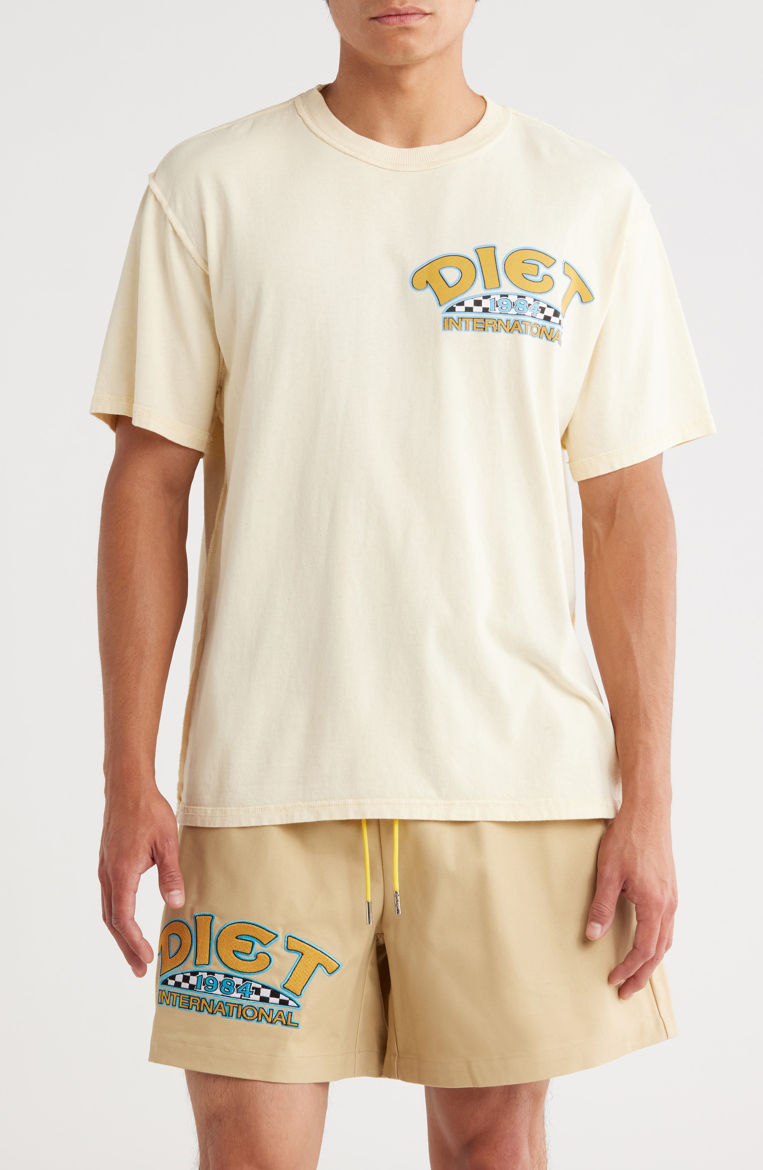 DIET STARTS MONDAY Diet Logo Graphic T-Shirt