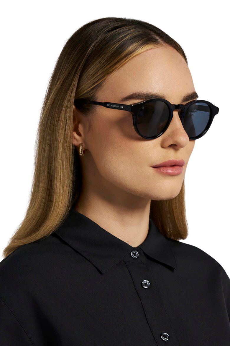 Women's Solena Polarized Sunglasses, UPF 50+ Sun Protection, Alternate, color, Black