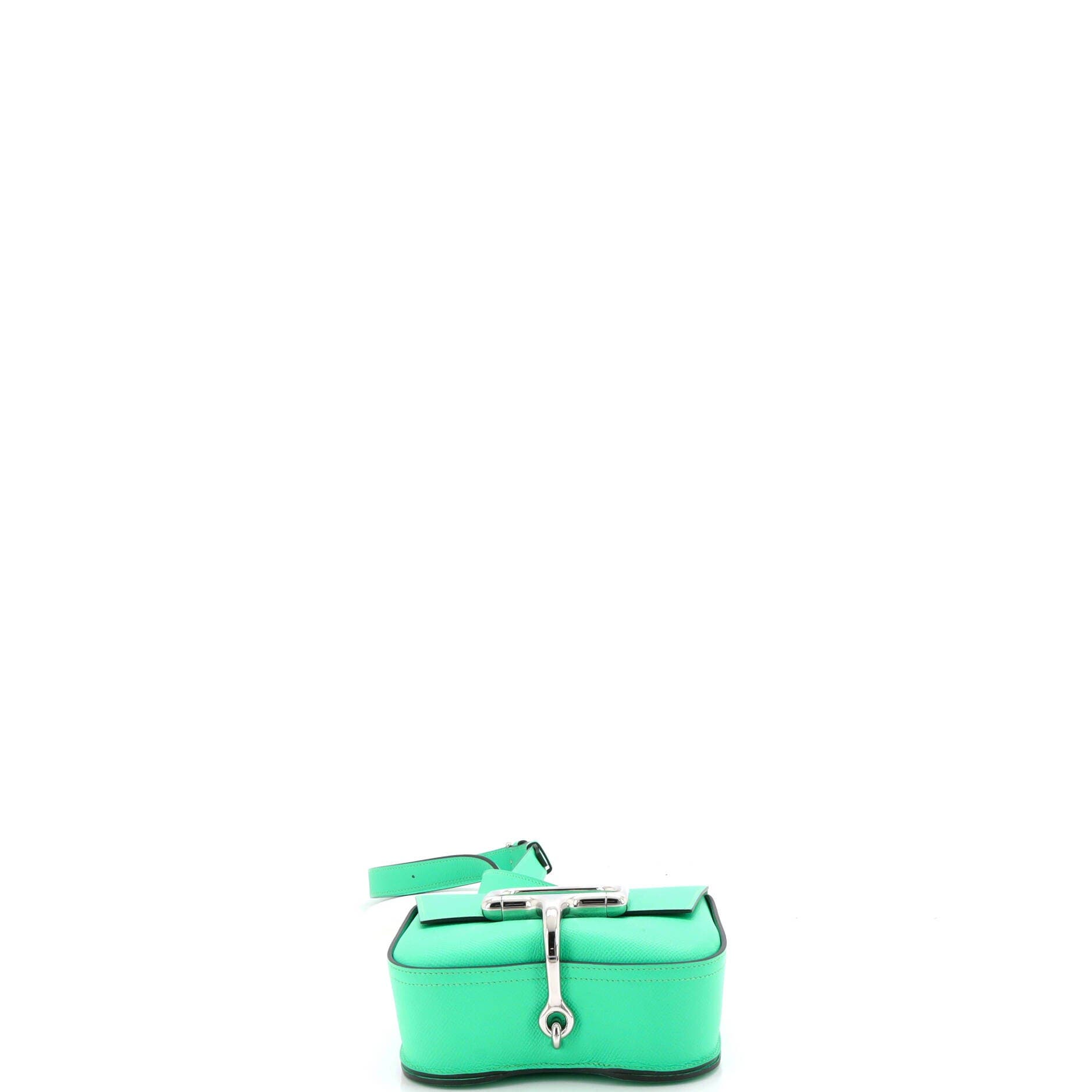 Pre-Owned Hermes Della Cavalleria Shoulder Bag Epsom Mini, Alternate, color, Vert Comics