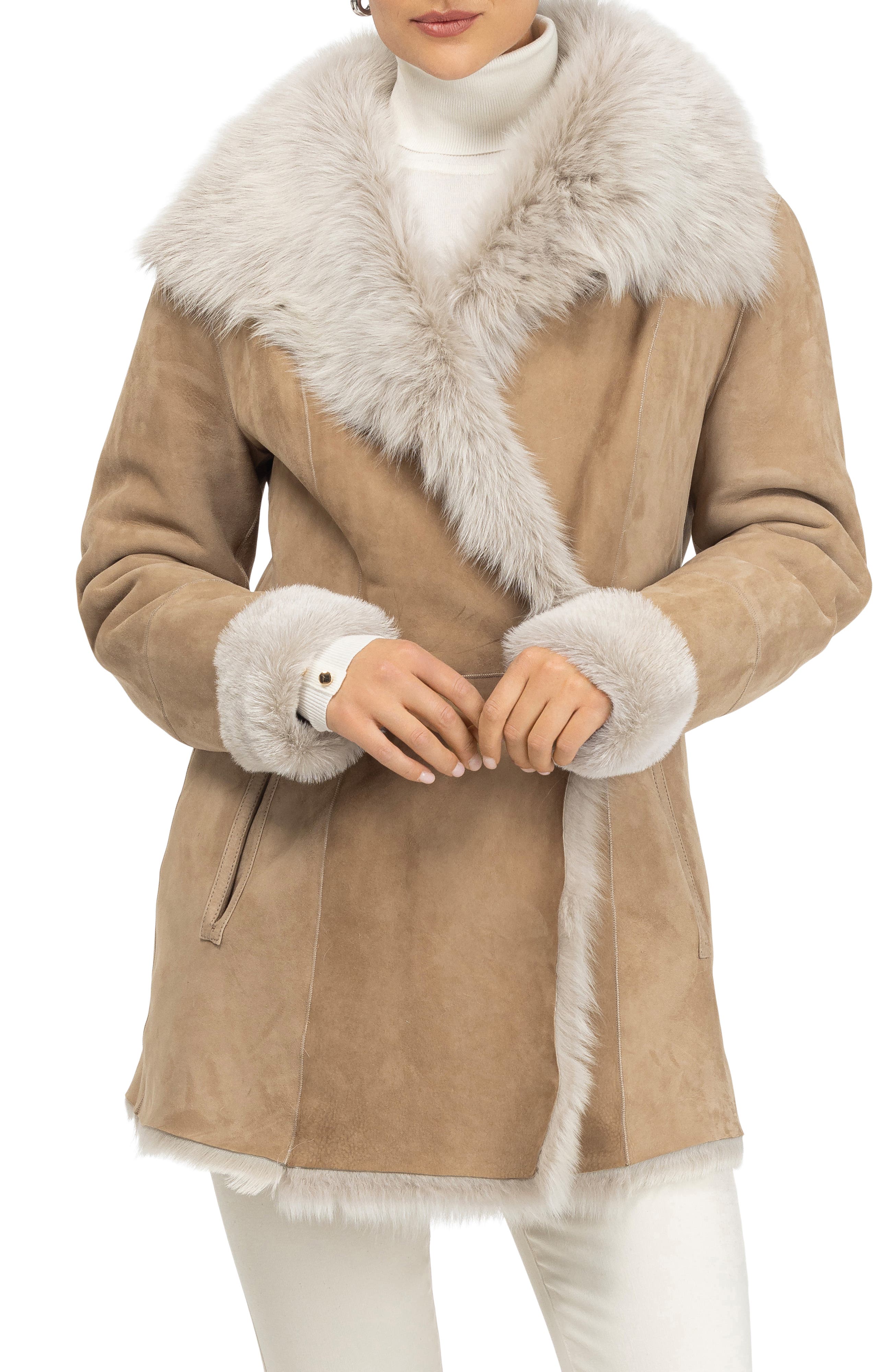 Merino Genuine Shearling Short Jacket - image 4