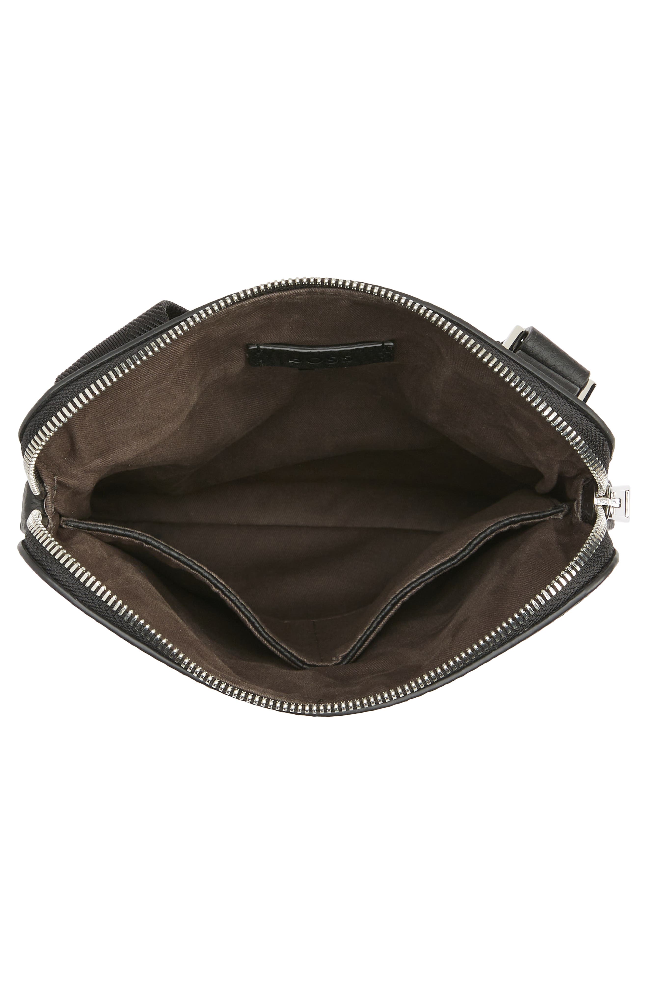 BOSS Crosstown Leather Crossbody Bag, Alternate, color, 