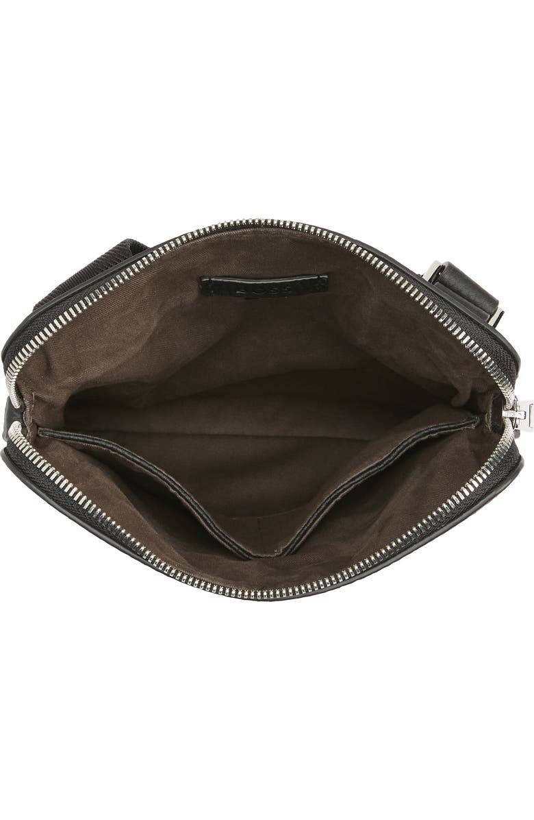 BOSS Crosstown Leather Crossbody Bag, Alternate, color,