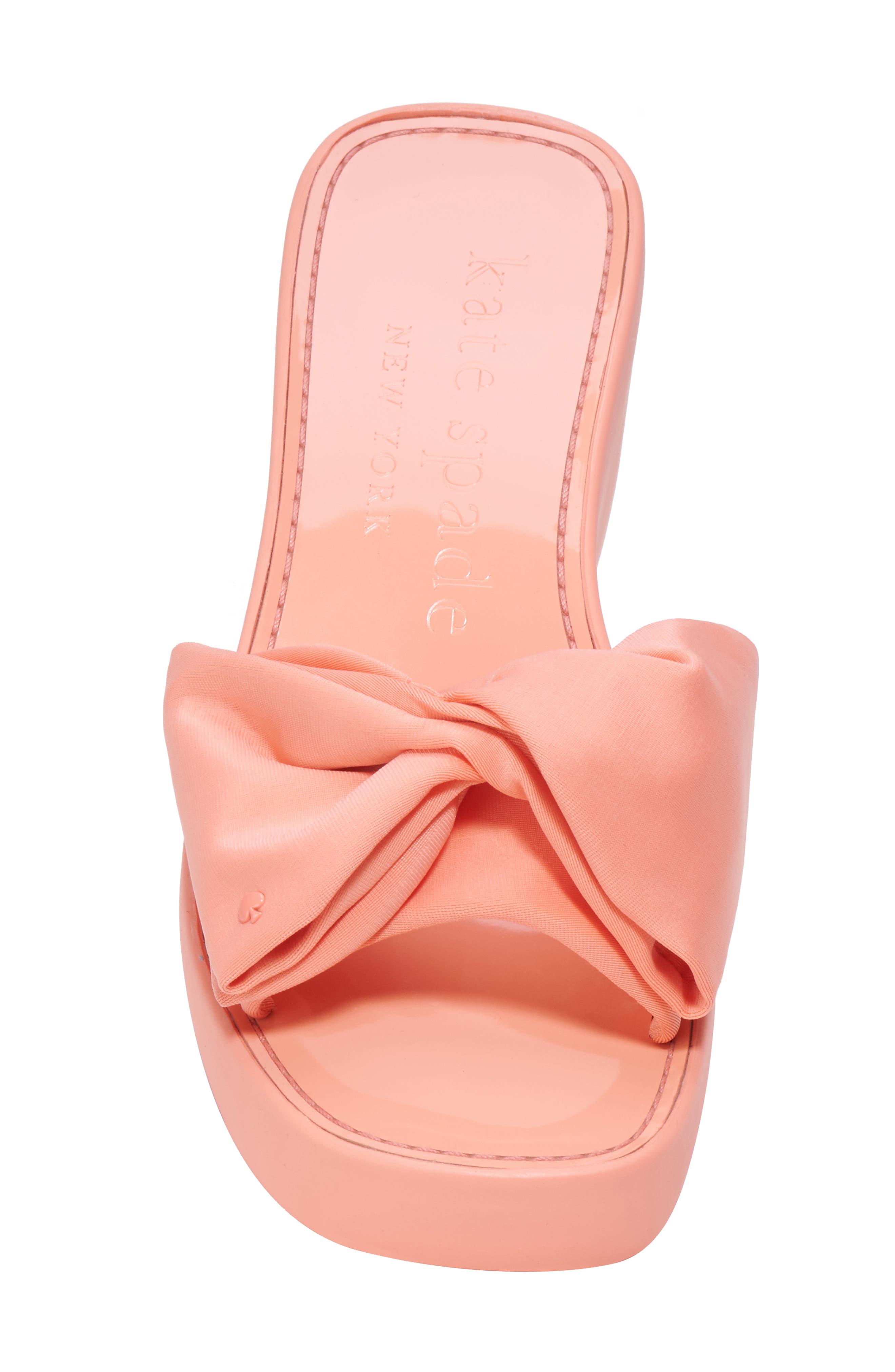 Kate Spade New York bikini platform wedge sandal, Alternate, color, Melon Ball