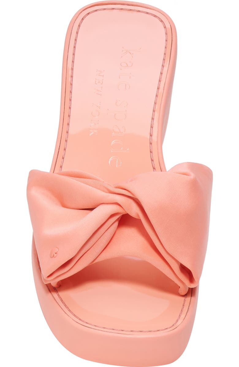 Kate Spade New York bikini platform wedge sandal, Alternate, color, Melon Ball