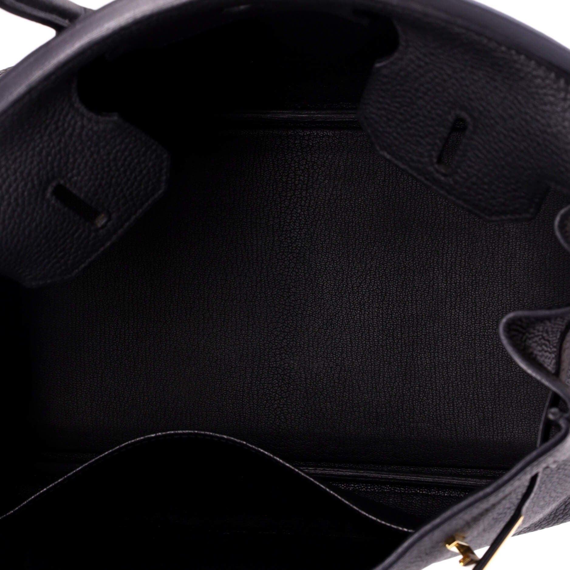 Pre-Owned Hermes Birkin Handbag Black Togo with Gold Hardware 30, Alternate, color, Noir