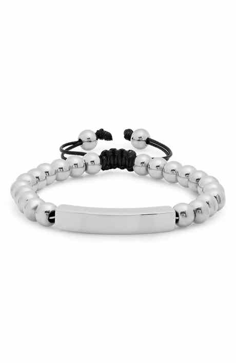 Men's ID Bead Bracelet