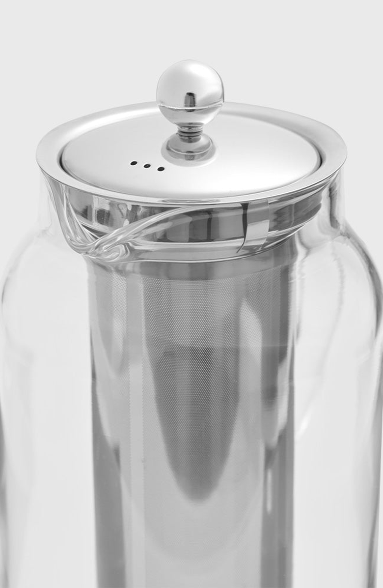 PUBLIC GOODS Tea & Water Glass Pitcher with Infuser, Alternate, color, Clear Glass