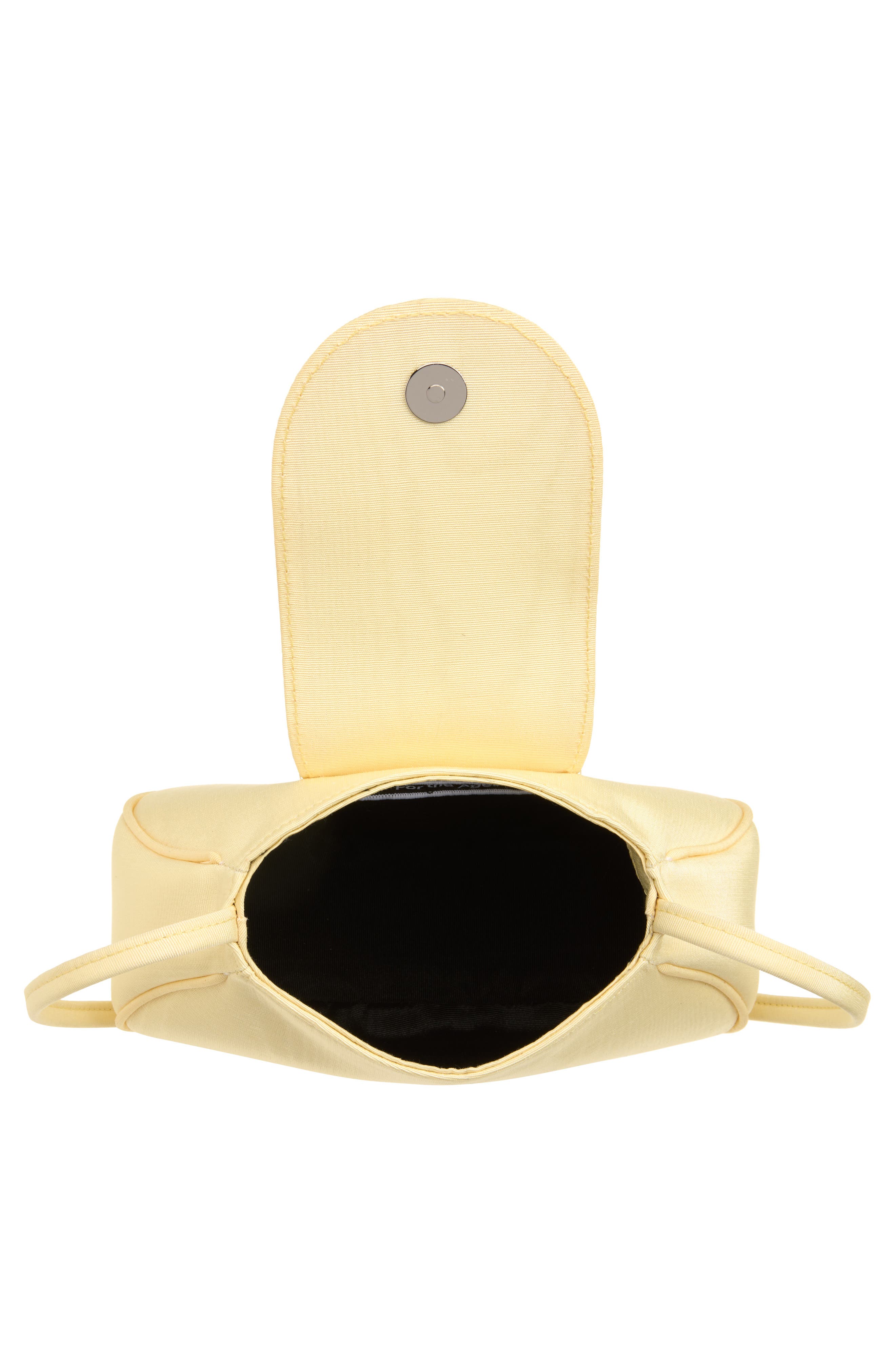 Ineva Moire Baguette Shoulder Bag, Alternate, color, YELLOW