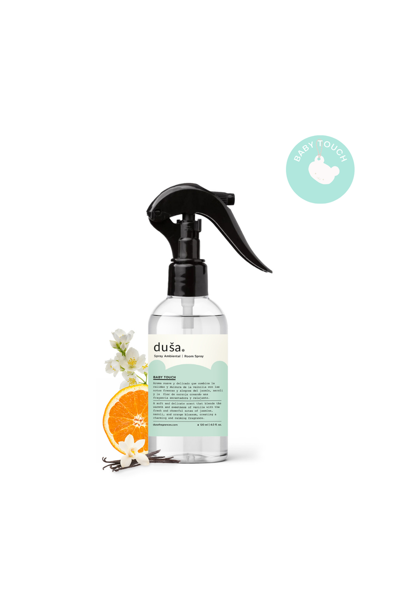 Dusa Fragrances Baby Touch  - 4 Fl Oz  Room & Linen Spray, Main, color, Baby Touch