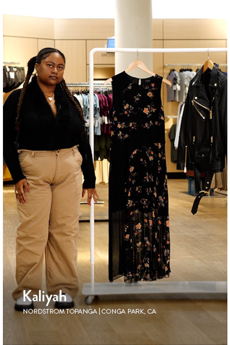 Jules Tanana Floral Chiffon Midi Dress video