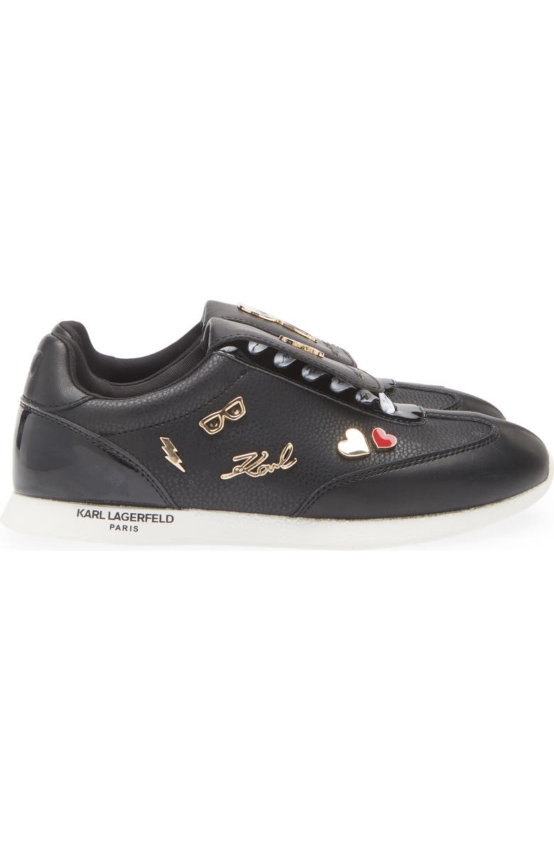 KARL LAGERFELD PARIS Margey Sneaker, Alternate, color, Black