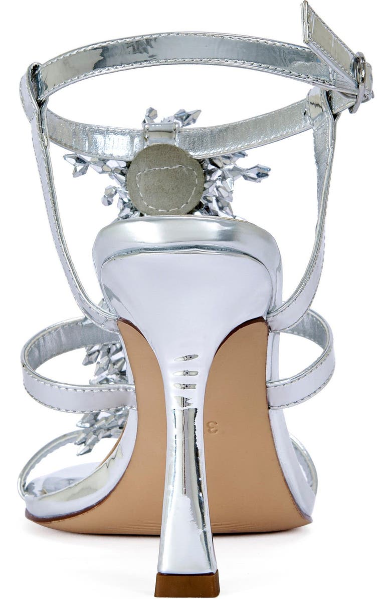AZALEA WANG Aliza Stiletto Sandal, Alternate, color, Silver