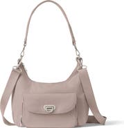 baggallini Coastal Flip Lock Half Moon Bag