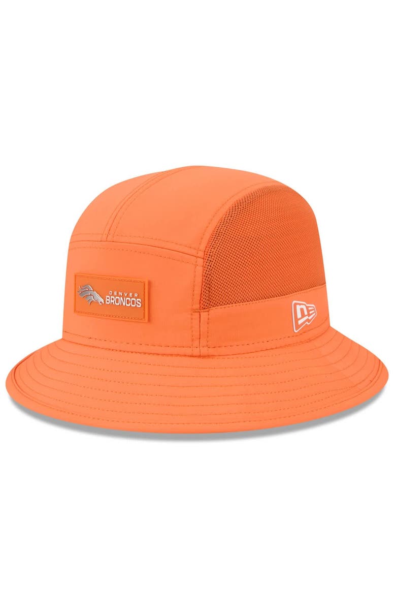 New Era Men's New Era Orange Denver Broncos 2025 Sideline Bucket Hat, Main, color, Orange