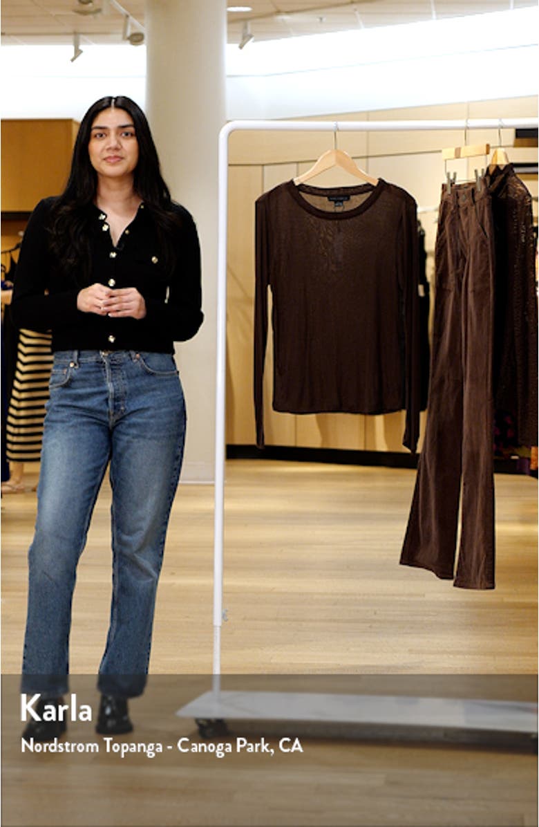 Long Sleeve Lyocell & Wool T-Shirt, sales video thumbnail