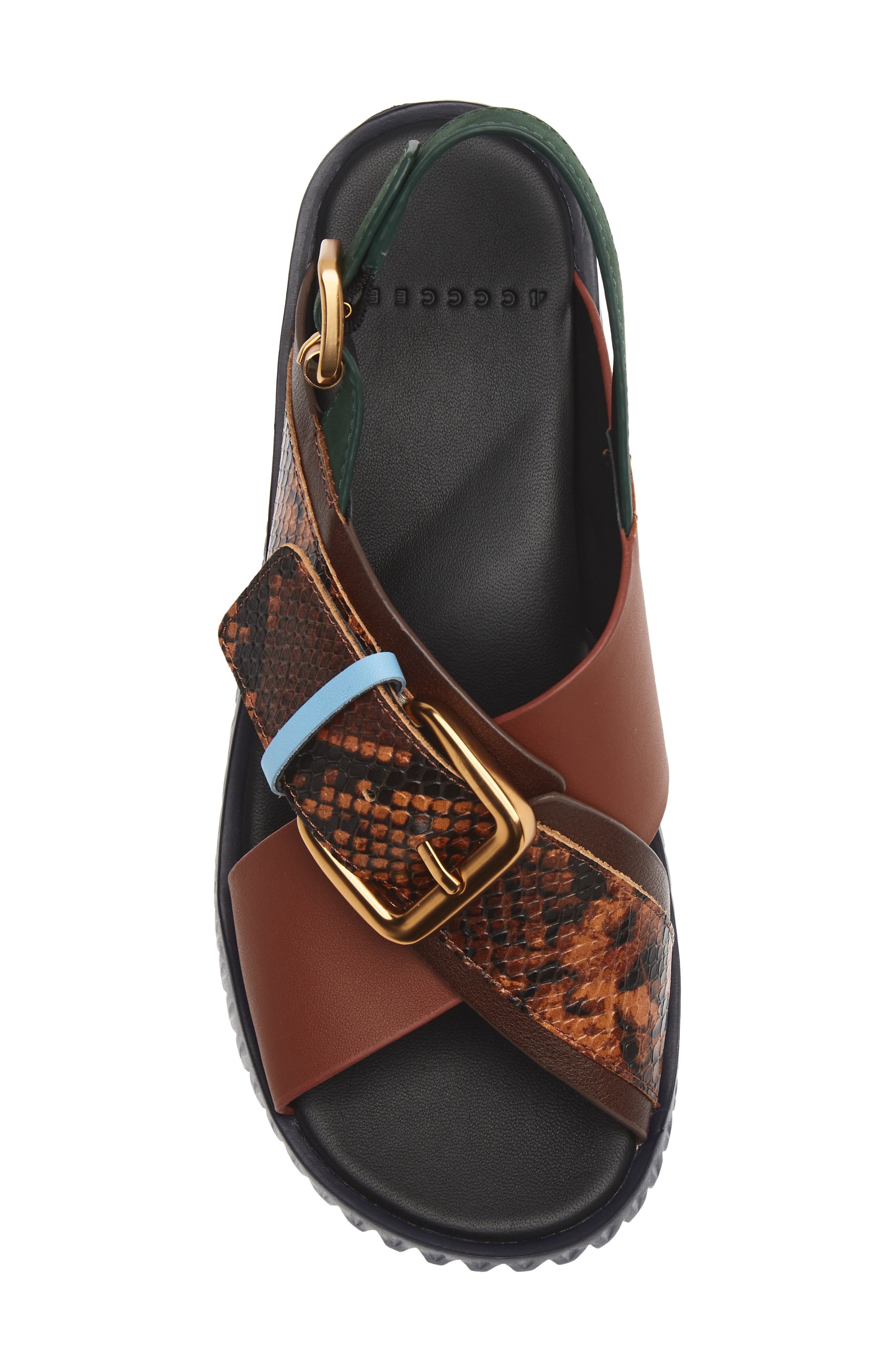 Plia Juno Platform Sandal, Alternate, color, COFFEE