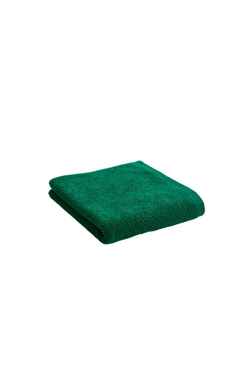 Christy Brixton Textured Popcorn Weave Hand Towels In Emerald