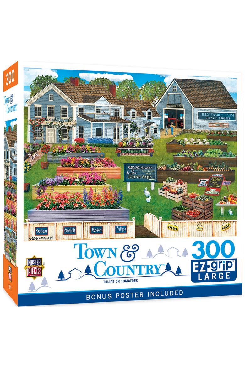 Tulips or Tomatoes 300 Piece Puzzle, Main, color, Multicolor