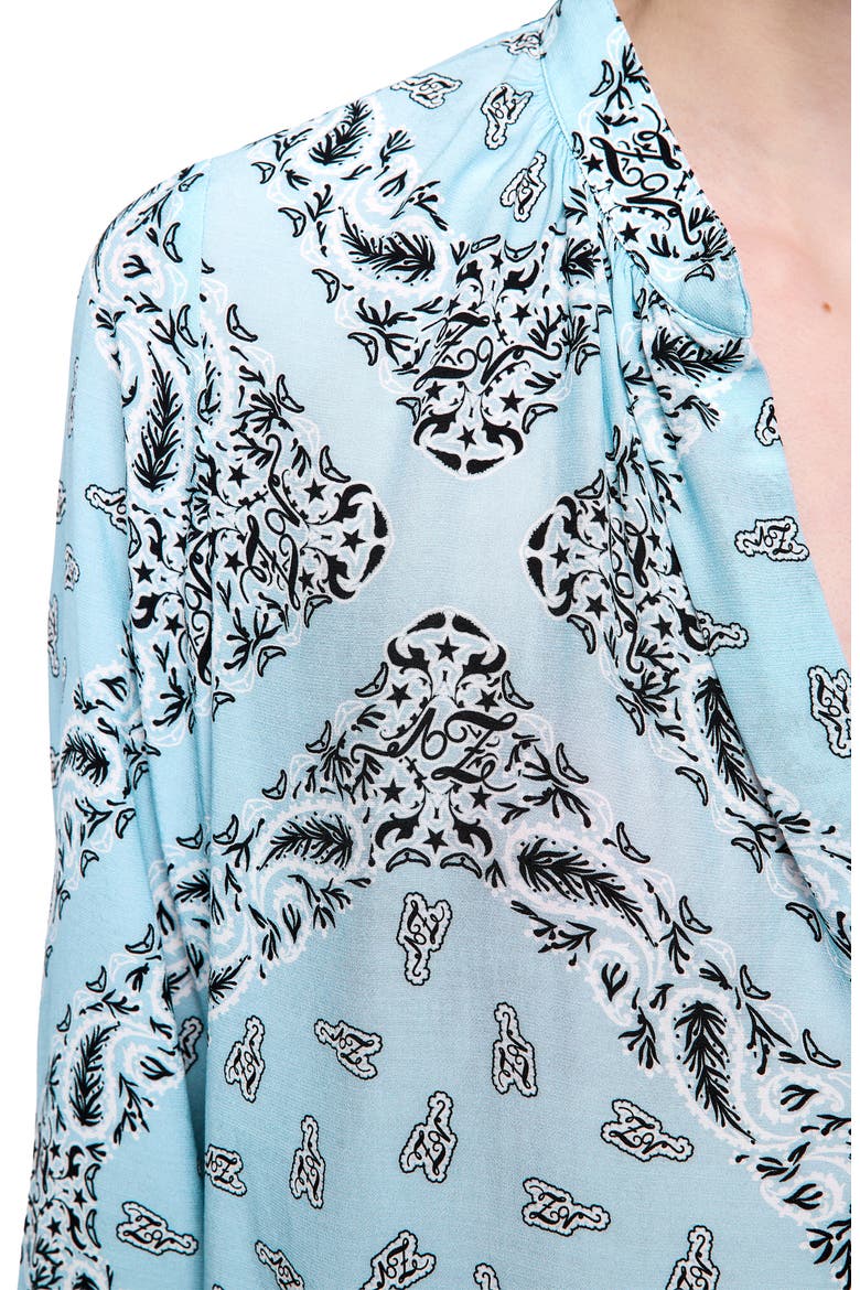Tink Bandana Top, Alternate, color, BLEU OXFORD
