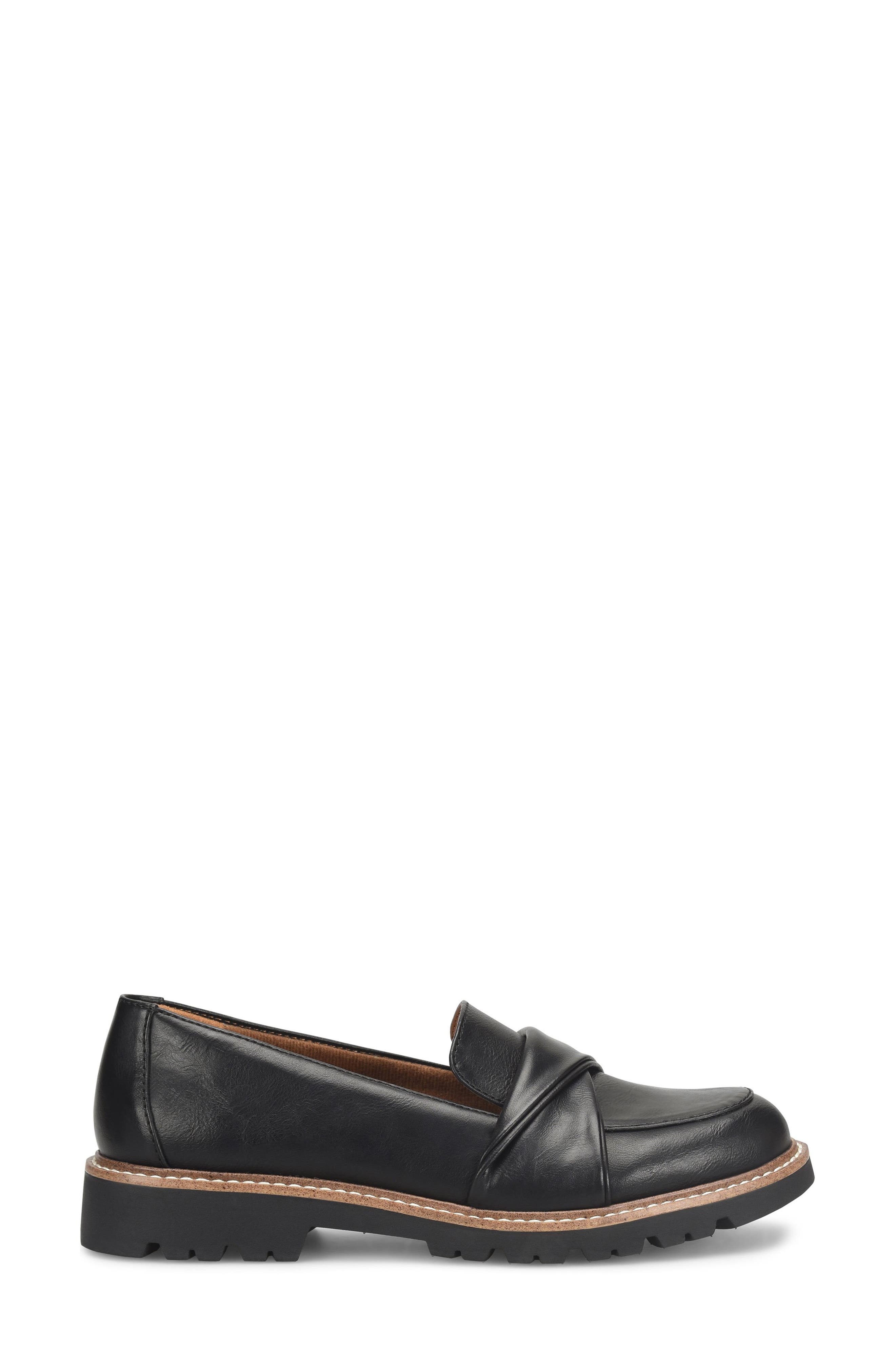 EUROSOFT Leia Loafer, Alternate, color, Black