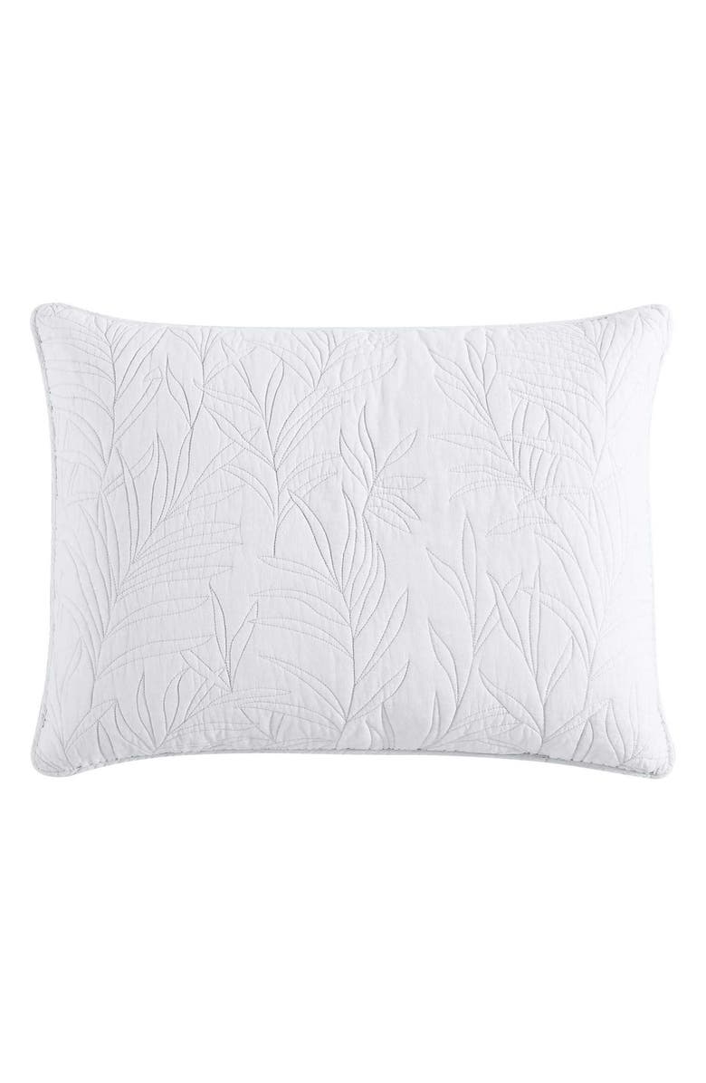 Tommy Bahama Solid Costa Quilt, Alternate, color, White