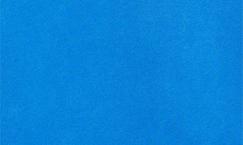 Happy Camp3r Puff Series Core Logo Cotton Blend Hoodie In Blue