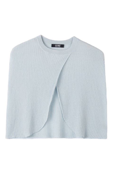 Lightweight Silk Cashmere Capelet