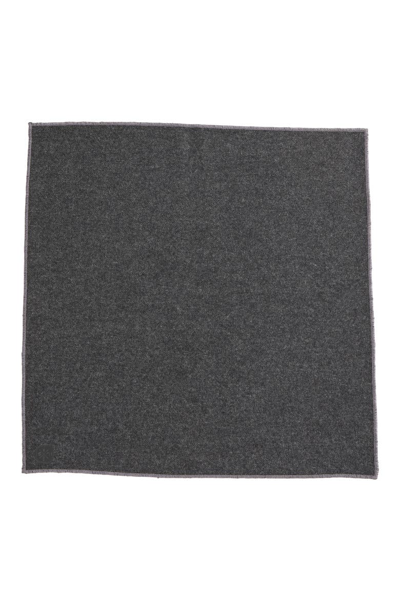 Wool Pocket Square, Alternate, color, GRAY