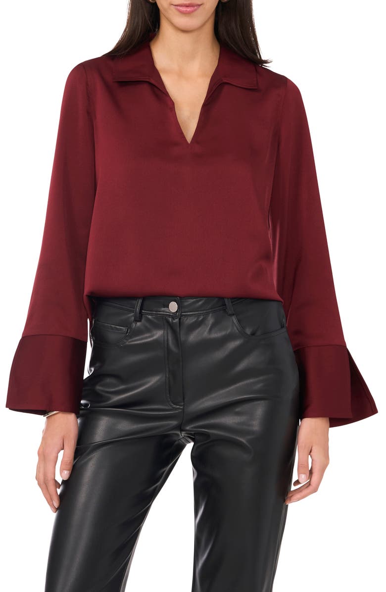 Vince Camuto Johnny Collar Top, Main, color, 