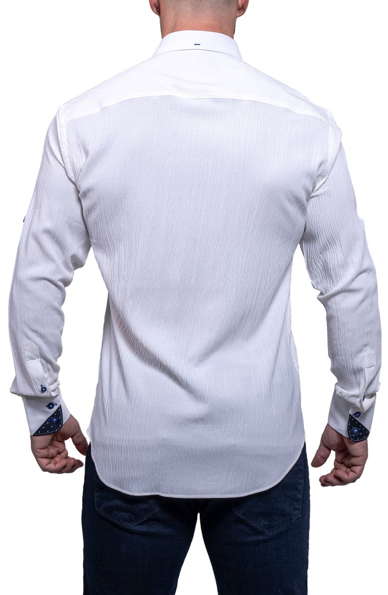 Maceoo Einstein Resistance0156 White Button-Up Shirt, Alternate, color, 