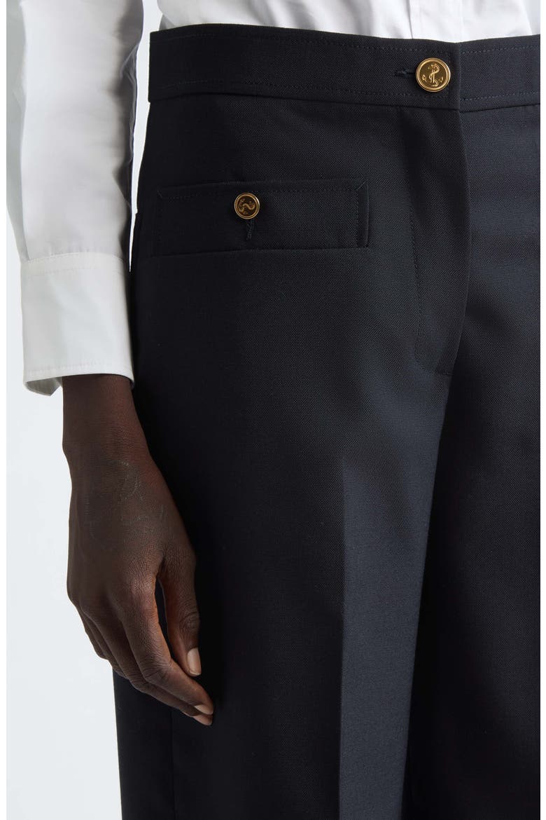 Hopsack Suiting Trousers, Alternate, color, NAVY
