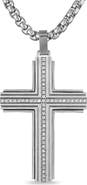 Esquire Men's Diamond Cross Pendant Necklace