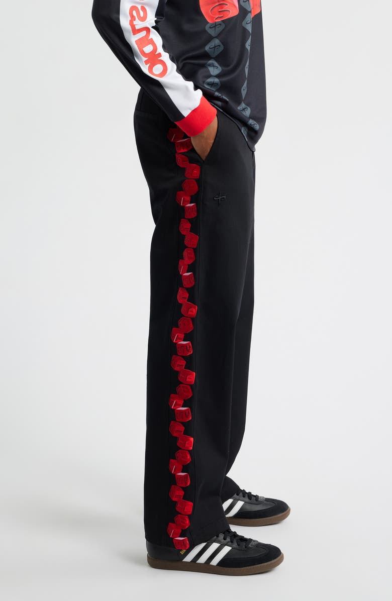 SANTO STUDIO x Ryan Sheckler No Luck Napoli Pants, Alternate, color, Black