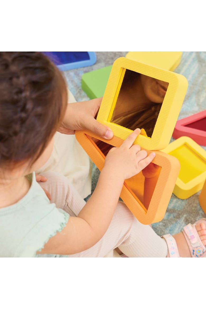 Mirror Foam Blocks - 12 Pieces, Alternate, color, Multicolored