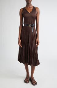Michael Kors Collection Crushed Charmeuse Dress