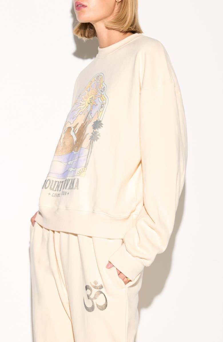 Spiritual Gangster Mount Nirvana La Brea Graphic Sweatshirt, Alternate, color, Canvas