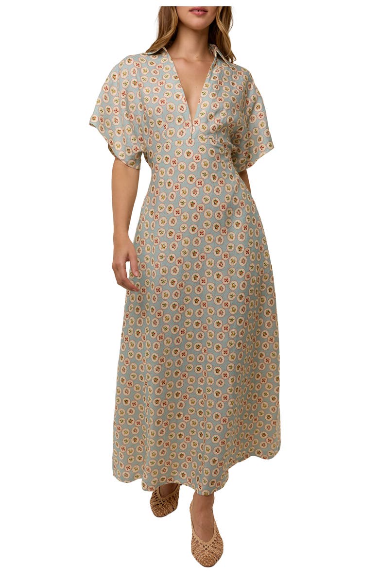 Palm Noosa Jasmine Dress, Main, color, Tarda