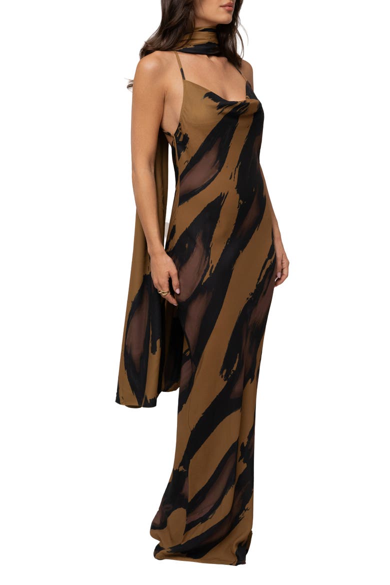 Dusk Infinite Journey Maxi Dress, Alternate, color, Gold